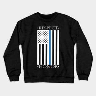 Respect, Law Enforcement Crewneck Sweatshirt